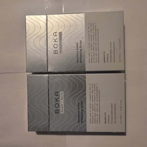 COPY - 2 PACK Boka Sensitive Smile Teeth Whitening Strips.32 STRIPS EACH EXP : … - Picture 1 of 2